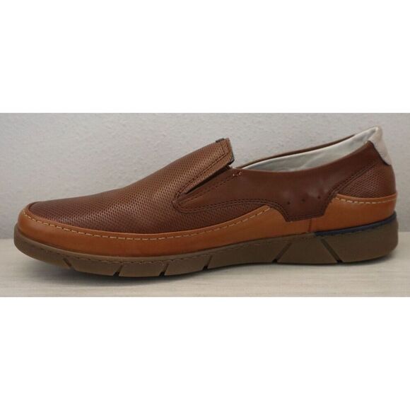 Fluchos 41167 Men's Sz 43 US 10 Camel Brown Barry F1153 Slip-On Loafers - Picture 5 of 10